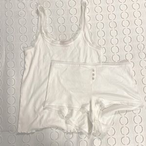 Victoria Secret White PJ Set